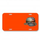 Helmet Soldier War German On License Plate Car Front Add Names