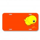Chick Corm Eating Food Picking On License Plate Car Front Add Names