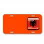 Albania Flag Country Nationality On License Plate Car Front Add Names