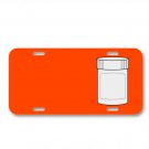 Pills Box Box Pills On License Plate Car Front Add Names