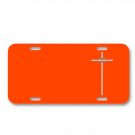 Cross Wedding Wedding Rings Christian On License Plate Car Front Add Names