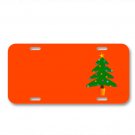 Christmas Tree Fir Tree Christmas On License Plate Car Front Add Names