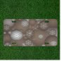 Background Christmas Custom Novelty License Plate Car Tag