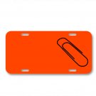 Paperclip Paper-Clip Clip Paper On License Plate Car Front Add Names