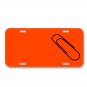 Paperclip Paper-Clip Clip Paper On License Plate Car Front Add Names