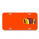 Accordion Concertina Polka On License Plate Car Front Add Names