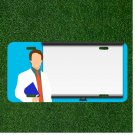 Custom Personalized License Plate Auto Tag With White Board Add Text