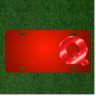 Custom Personalized License Plate With Add Names To Alphabet Q Abc Letter