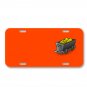 Train Wagon Gold Track Money On License Plate Car Front Add Names
