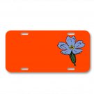 Primrose Flower Plant Blue Spring On License Plate Car Front Add Names