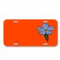 Primrose Flower Plant Blue Spring On License Plate Car Front Add Names