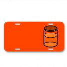 Honey Food Glass Jar Liquid Honey On License Plate Car Front Add Names