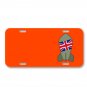 Atom Atomic Bomb British Comedy On License Plate Car Front Add Names
