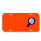 Magnifying Glass Loupe Magnify Search On License Plate Car Front Add Names