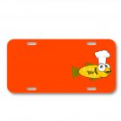 Chef Cook Cooking Fish Goldfish On License Plate Car Front Add Names