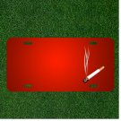 Custom Personalized License Plate With Add Names To Cigarette Smoke Smoking