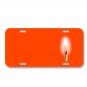 Burning Fire Match On License Plate Car Front Add Names