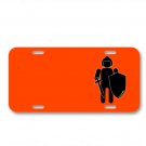 Knight Medieval Shield Sword Knight On License Plate Car Front Add Names