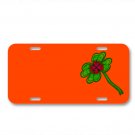 Clover Cloverleaf Klee Leaf Plant On License Plate Car Front Add Names