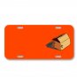 Box Carton Package Brown Packet On License Plate Car Front Add Names