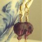 B E L L I S S I M A  Earrings- - Classically Elegant Amethyst Swarovski Austrian Crystal Earrings
