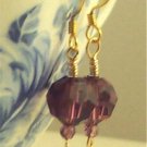 B E L L I S S I M A  Earrings- - Classically Elegant Amethyst Swarovski Austrian Crystal Earrings