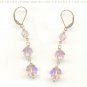 B E L L I S S I M A  Earrings- - Classically Elegant Amethyst Swarovski Austrian Crystal Earrings