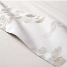 Yves Delorme Paris Murmures Organic Cotton Sateen KING Flat Sheet Beige NEW