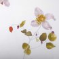 NWT Yves Delorme Eclats 2 Standard Shams Organic Cotton Sateen France Floral