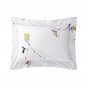NWT Yves Delorme Paris Saito Silk ONE BOUDOIR Pillowsham Multi butterfly floral