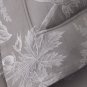 2 NWT Yves Delorme King Shams Aurore Platine Floral Platinum Gray France