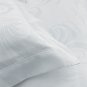 NWT YVES DELORME 2 KING SHAMS 35" x 21" Nymphe White Jacquard France MSRP $240