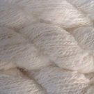 Natural white angora rabbit fur yarn