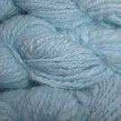 light blue 100 percent angora yarn