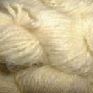 Pale yellow angora rabbit fur yarn