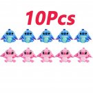 12cm-10pcs_12cm 20cm 25cm Stitch Stuffed Plush Models Cartoon Stuffed Plush Dolls Anime Plush Baby T