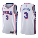 76ers #3 Allen Iverson White Swingman Jersey