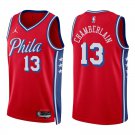 76ers #13 Wilt Chamberlain Red Swingman Jersey