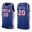 76ers #20 Jared McCain Royal Blue Swingman Jersey
