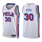 76ers #30 Adem Bona White Swingman Jersey