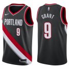 Blazers #9 Jerami Grant Black Swingman Jersey