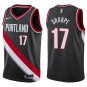 Blazers #17 Shaedon Sharpe Black Swingman Jersey