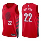 Blazers #22 Clyde Drexler Red Statement Swingman Jersey