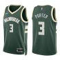 Bucks #3 Kevin Porter Green Swingman Jersey
