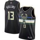Bucks #13 Ryan Rollins Black Swingman Jersey