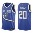 Bucks #20 AJ Green Royal Blue Swingman Jersey