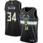 Bucks #34 Ray Allen Black Swingman Jersey