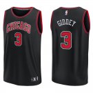 Bulls #3 Josh Giddey Black Swingman Jersey