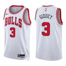 Bulls #3 Josh Giddey White Swingman Jersey