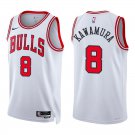 Bulls #8 Yuki Kawamura White Swingman Jersey